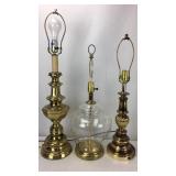 3 gorgeous vintage lamps
