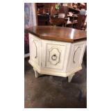 Octagon French Provincial End Table