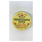 Vintage tin Pennsylvania Dutch handmade butter