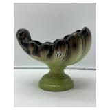 Green Ceramic Vase with Mark-7869