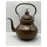 Copper Teapot with Porcelain Knob-8118
