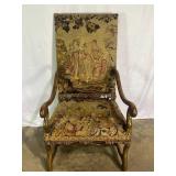Antique Os De Muton Armchair-7339