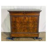 Antique Marble Top Commode-8128