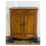 Antique Oak Cupboard-8070
