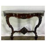 Marble-Top Console Table-7918