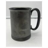 Antique Walker & Hall Pewter Half Pint Mug