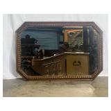 Wood-Framed Mirror-8140