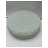 Set of 8 Frosted Glass Plates