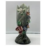 Floral Majolica Vase-8084