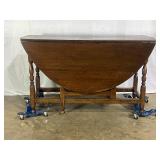 Antique Drop-Leaf Table-7831