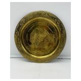 Engraved Brass Decorative Plate-6204