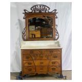 Antique Art Nouveau Dressing Chest-8202