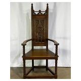 Antique Gothic Armchair-7872