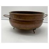 Small Copper Tripod Cauldron-8221