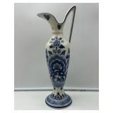 Hand-Painted Delft Vase-7992