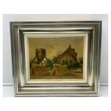Framed Landscape Oil Painting-8264