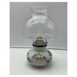 Porcelain Floral Oil Lamp