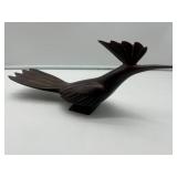 Carved Wooden Bird Sculpture