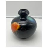 Glazed Ceramic Studio Vase-7869