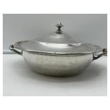 Silver-Plated Lidded Serving Dish