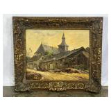 Framed Oil Painting