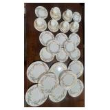 36 Pcs Minton Golden Fern China Set