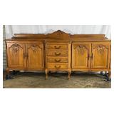 Oak French Sideboard-8151