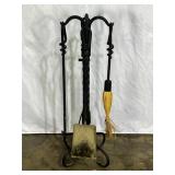 Wrought Iron Fireplace Tool Set
