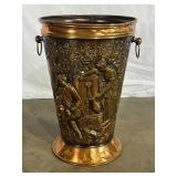 Copper and Brass Umbrella Stand-8099