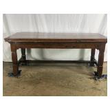 Early Draw Leaf Farmhouse Table-8233