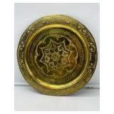Engraved Brass Decorative Plate-6204
