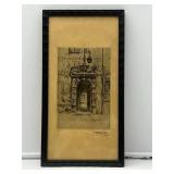 Etching of Architectural Gateway-8273