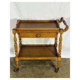 Oak Bar Cart-8185