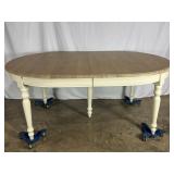 Extendable Oval Dining Table-8302