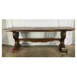 Large Antique Dining Table-7847