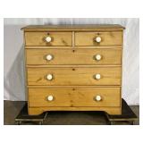 Antique Pine Chest of Drawers-8193