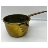 Antique Copper &Brass Saucepan -7680
