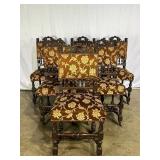 Six Antique French Chairs-7667