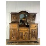 Antique Jacobean Sideboard-7742