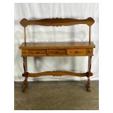 Ornately Carved Console/Bench-8290