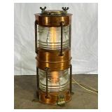 Copper Double Ships Lantern-8121