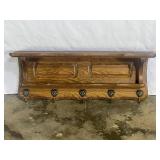 Oak Wall Shelf-8113