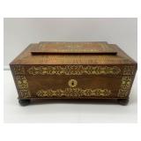 Antique Rosewood Sewing Box-7712