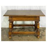 Solid Oak Side Table-7735