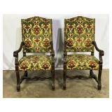 Pr Antique French Armchairs-8777