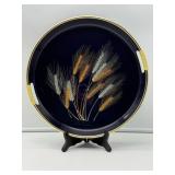 Decorative Dark Blue Serving Tray-8448