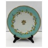 Porcelain Plate With Floral Motif-8765
