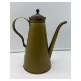 Vintage Brass Coffee Pot-8069