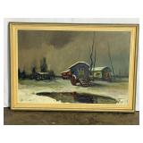 Framed Oil Painting-8824
