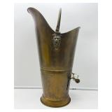 Brass Coal Scuttle with Handle-8793